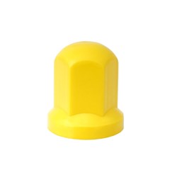 Cache-écrou de roue S-32, jaune, haut, 10 pcs