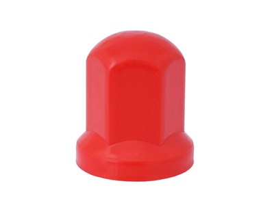 Wheel pin cover, red, high, S-33, 10 pcs 