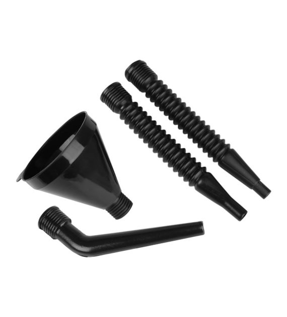 Lejek plastikowy, czteroczęściowy z sitkiem, czasza 130 mm, okrągły