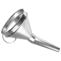 Metal funnel, bowl 165 mm, angled