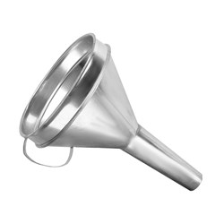 Metal funnel, bowl 165 mm, straight