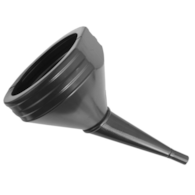 Entonnoir en plastique XXL, bol de 210 mm, coudé