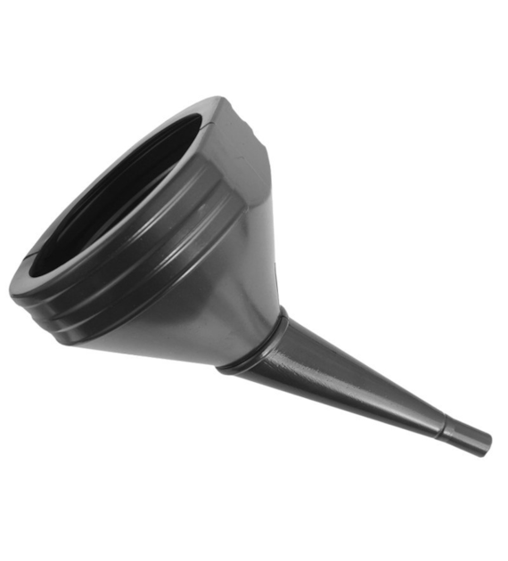Entonnoir en plastique XXL, bol de 210 mm, coudé