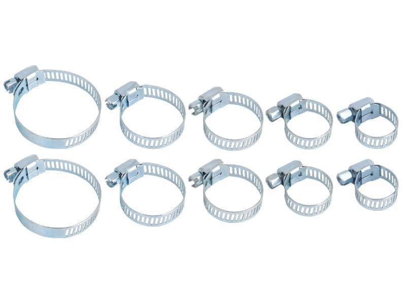 Worm drive hose clamps 10 pcs