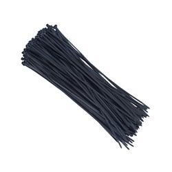Attache-câbles  en nylon 300x3,6 mm, noir, 100 pcs 