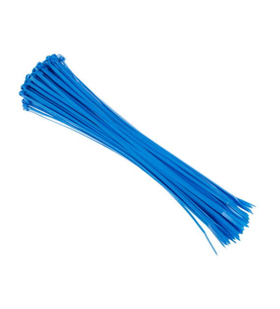 Nylon-Kabelbinder 300x3,6 mm, blau, 100 Stk