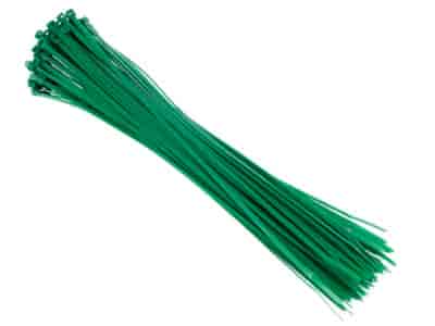 Nylon-Kabelbinder 300x3,6 mm, grün, 100 Stk