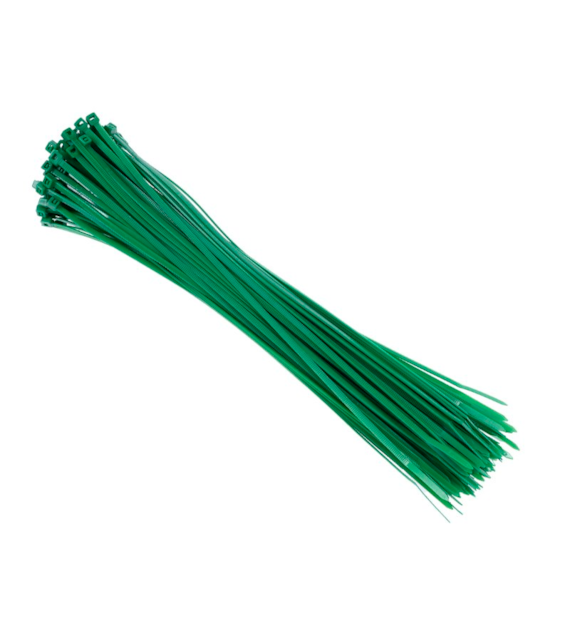 Nylon-Kabelbinder 300x3,6 mm, grün, 100 Stk