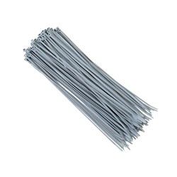 Opaski kablowe nylonowe 300x3,6 mm, srebrne, 100 szt.