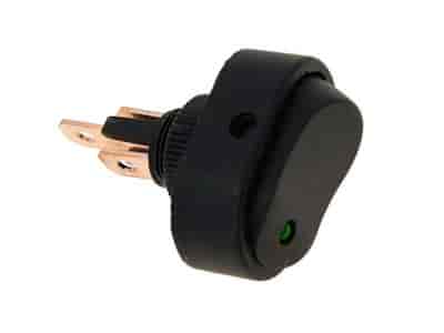 Interrupteur à bascule DC avec LED verte, max 30A