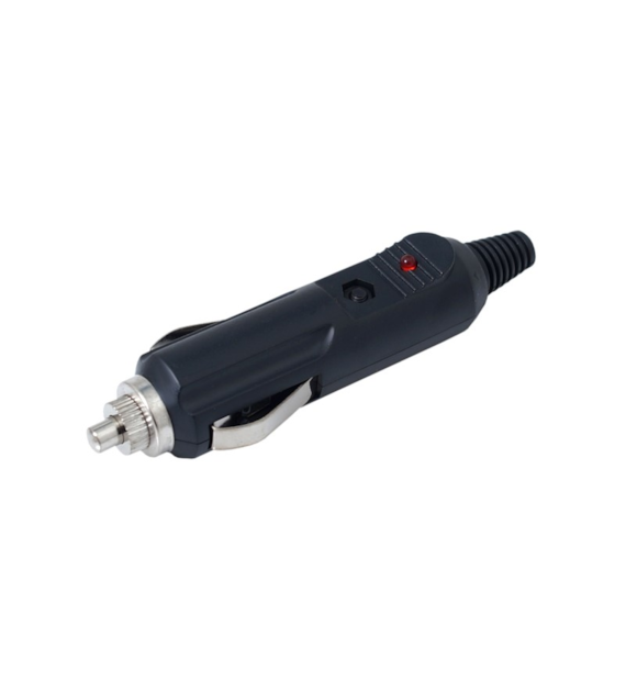 EURO plug with diode and fuse for 12/24V socket, max 15A