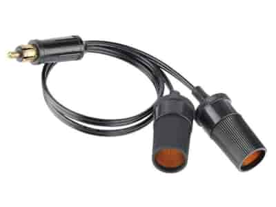 Adaptateur de câble avec fiche DIN et 2 prises EURO