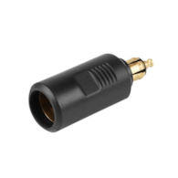 Adaptateur avec fiche DIN et prise EURO, 12/24V max. 16A, court