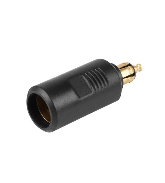 Adapter mit DIN-Stecker und EURO-Buchse, 12/24V max. 16A, kurz