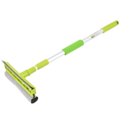 Myjka do szyb 20 cm ze ściągaczką, aluminiowa teleskopowa rączka 55-90 cm