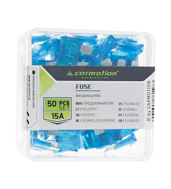 Fusibles à lame UNI 15A, 50 pcs