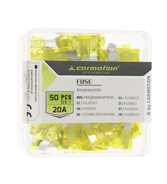 Fusibles à lame UNI 20A, 50 pcs