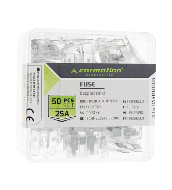 Flachsicherungen UNI 25A, 50 Stk