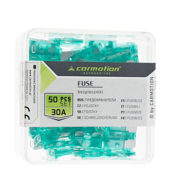 Blade fuses UNI 30A, 50 pcs