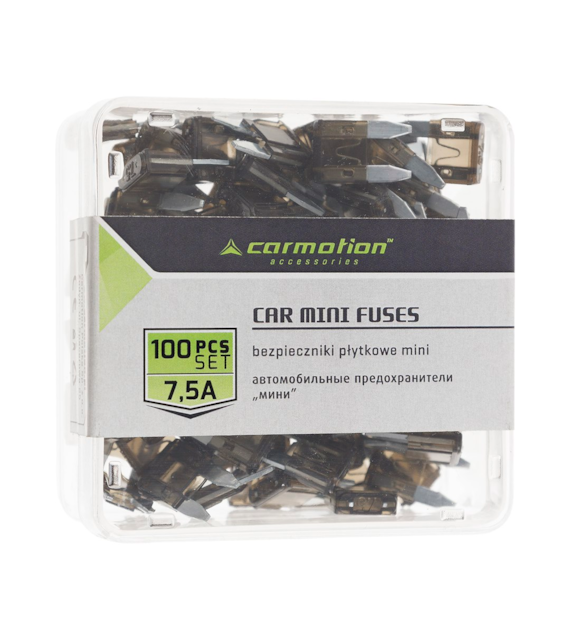 Mini-Flachsicherungen 7,5A, 100 Stk