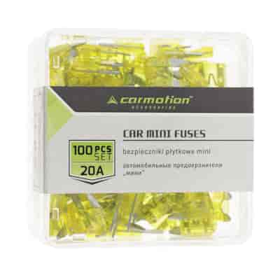 Fusibles à lame MINI 20A, 100 pcs