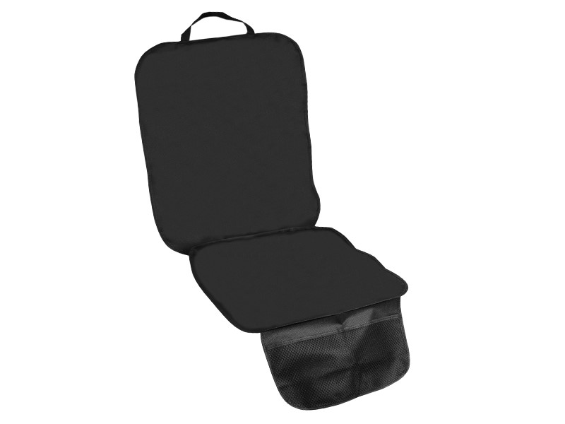 Child seat cover with organizer