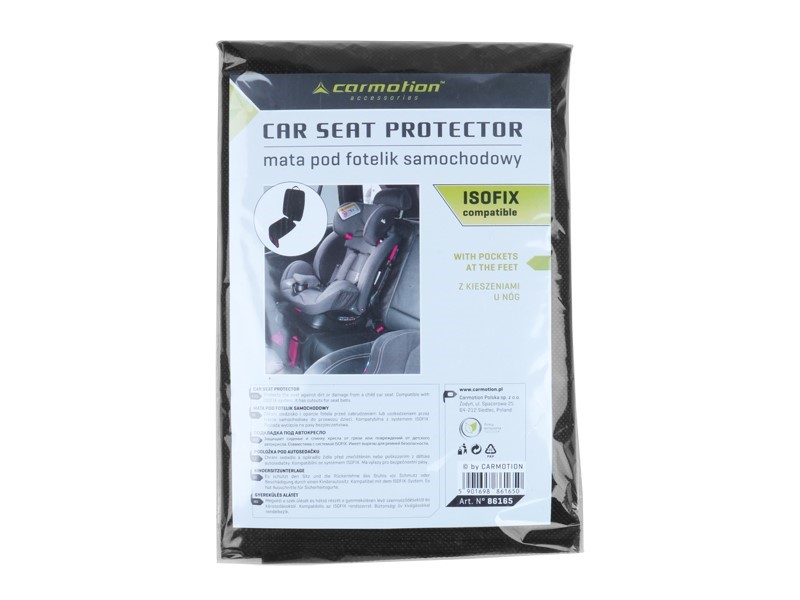 Child seat cover with organizer