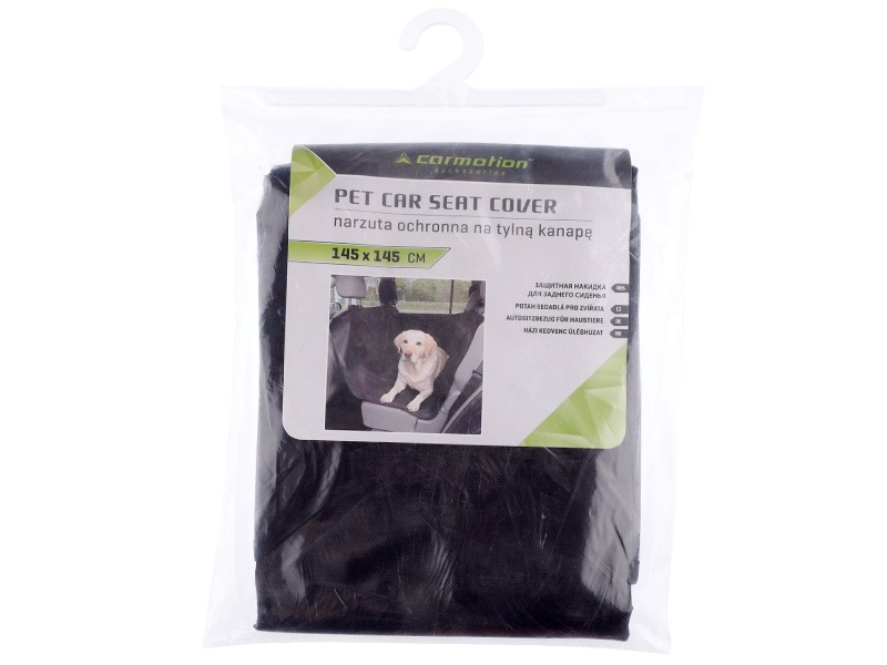 Protective cover for rear seat 140x150 cm for transporting a dog