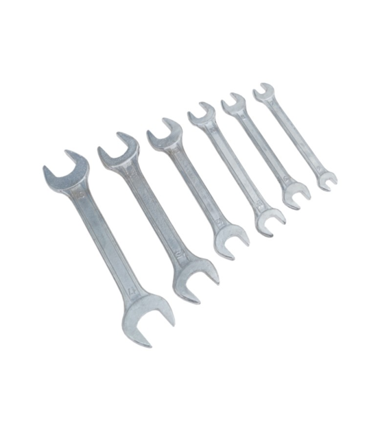 Clés à fourche, 6 pcs, 6-17 mm