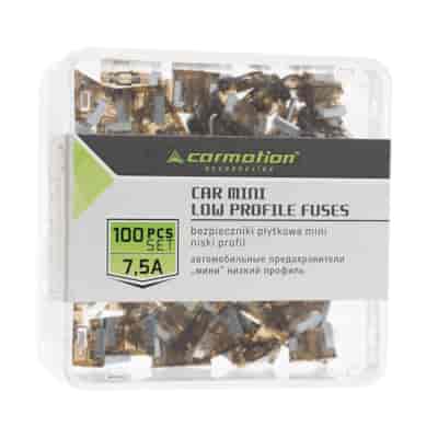 Blade fuses  MINI LOW PROFILE  7.5A, 100 pcs