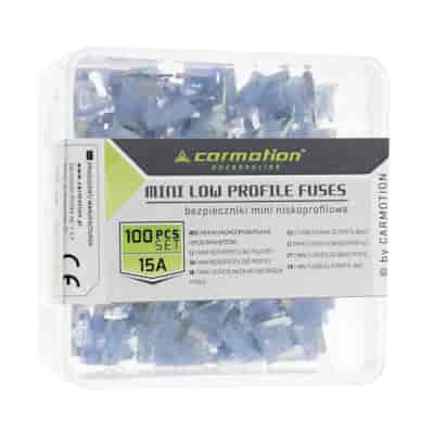 Mini-Flachsicherungen Low Profile 15A, 100 Stk