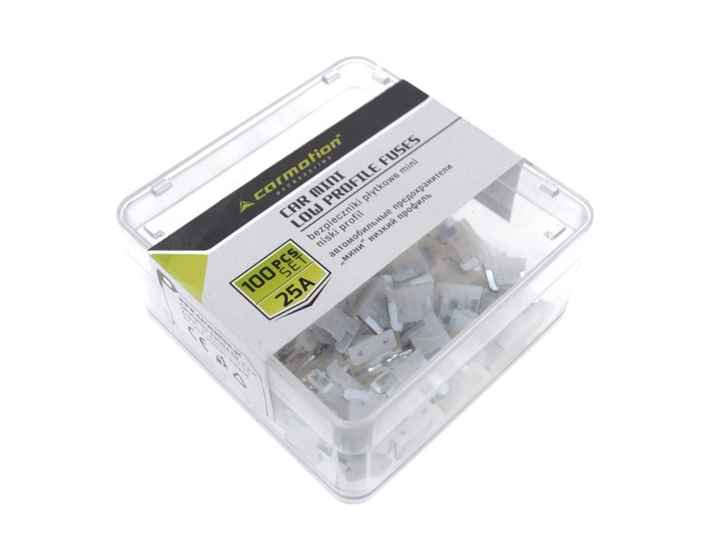 Blade fuses  MINI LOW PROFILE 25A, 100 pcs 