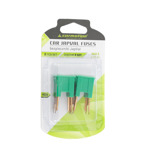 Fusibles JAPVAL TYPE M 40A, 2 pcs