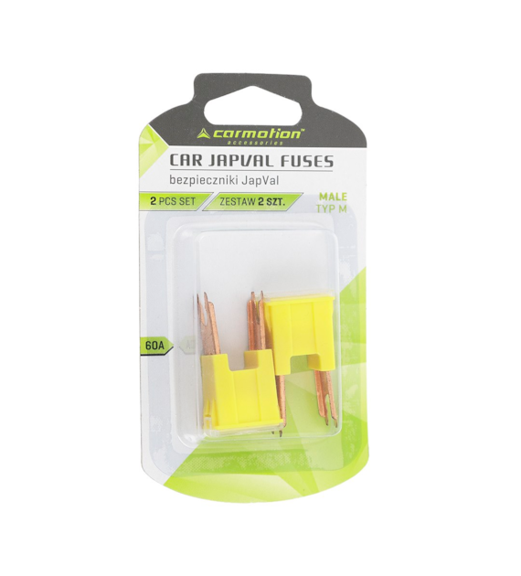 Fusibles JAPVAL TYPE M 60A, 2 pcs
