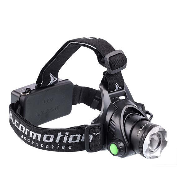 Lampe frontale LED CREE 9W, 800 lm, batteries rechargeables 4200 mAh