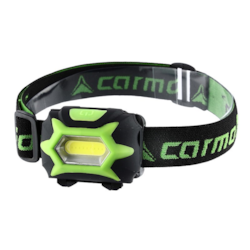 Lampa czołowa 3W COB 140 LM zasilana 3xAAA (brak w zestawie)