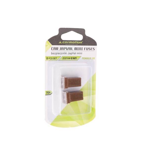JAPVAL MINI FEMALE fuses 18, 70A, 2 pcs