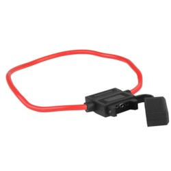 Oprawa bezpiecznika UNI hermetyczna, przewód 30 cm, 1.8 mm kw