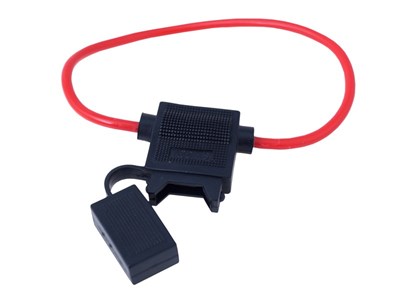 Oprawa bezpiecznika UNI hermetyczna, przewód 30 cm, 1.5 mm kw