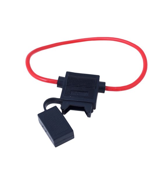 Oprawa bezpiecznika UNI hermetyczna, przewód 30 cm, 1.5 mm kw