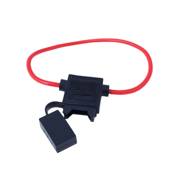 Oprawa bezpiecznika UNI hermetyczna, przewód 30 cm, 1.5 mm kw