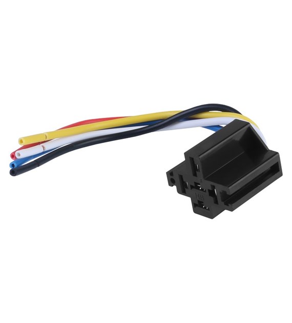 Socket car relay with 15cm wires