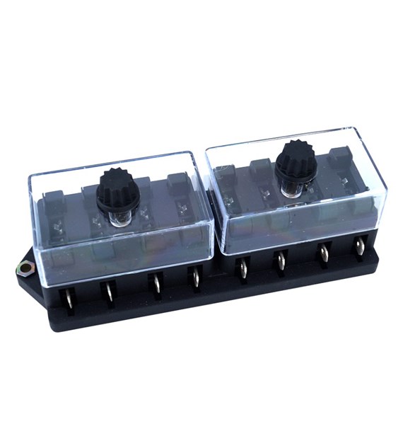 Skrzynka bezpiecznikowa ceramiczna, 8 gniazd