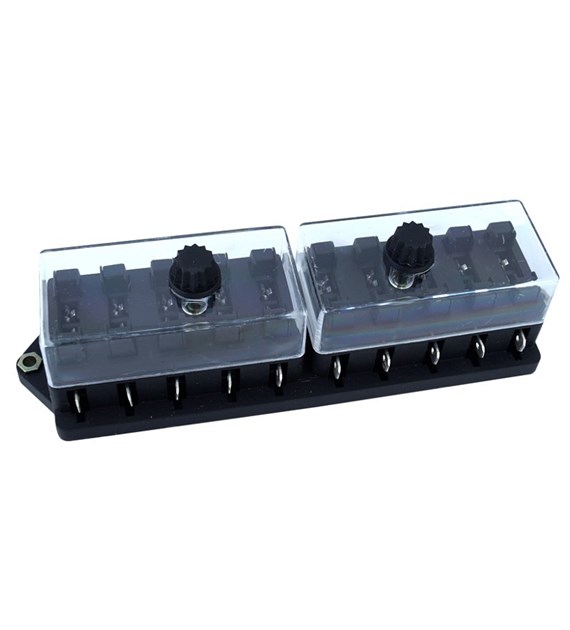 Skrzynka bezpiecznikowa ceramiczna, 10 gniazd