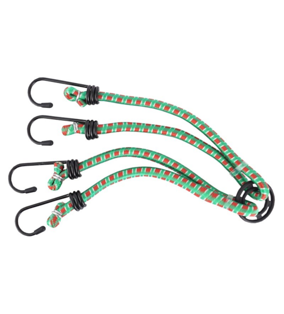 Flexible ropes - 4-arm for securing luggage, 7mm x 40cm