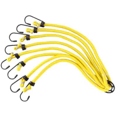 Elastische Seile - 8-armige Spinne zum Befestigen von Gepäck, 7 mm x 60 cm