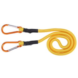 Flexible rope 10mm x 90cm with carabiners