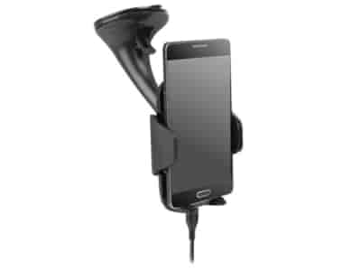 Support universel avec ventouse et fonction de charge sans fil