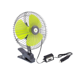 Wentylator obrotowy 24V/21W, średnica 20 cm, mocowany na klips lub wkręty