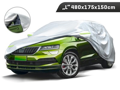SUV cover  L  480x175x150 cm, 3-layer, reflectors, zipper at door